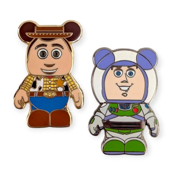 Toy Story Disney Pins: Woody and Buzz Lightyear Vinylmation
